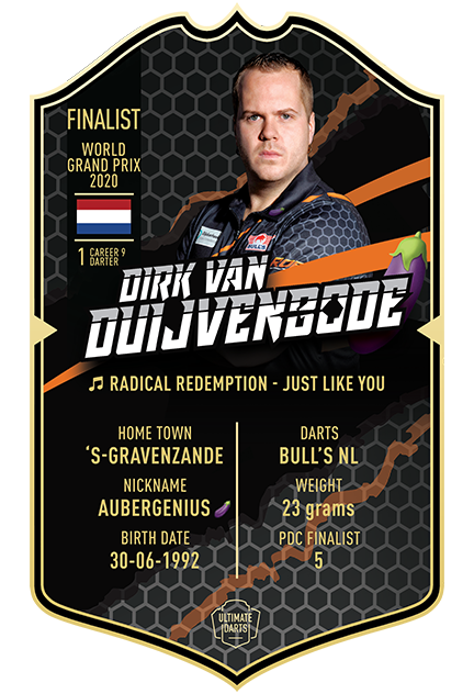 Ultimate Darts Card - Dirk van Duijvenbode