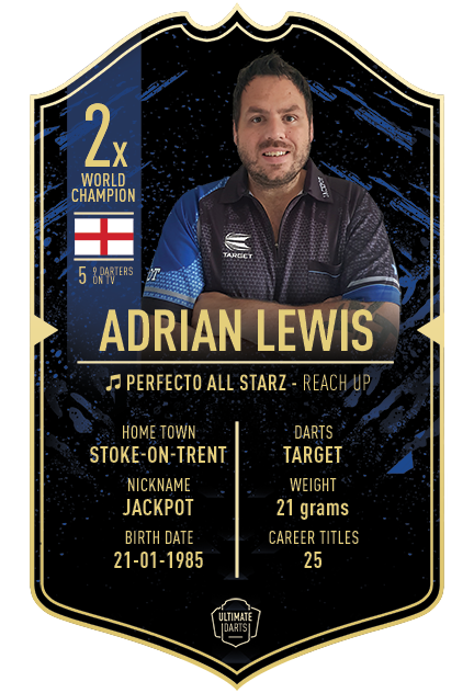 Ultimate Darts Card - Adrian Lewis