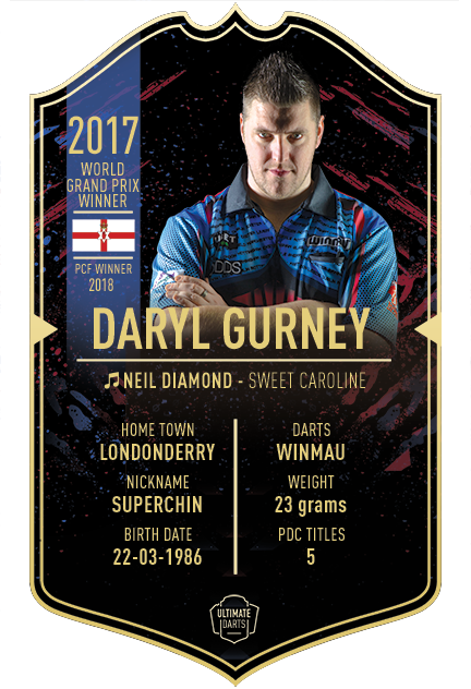 Ultimate Darts Card - Daryl Gurney