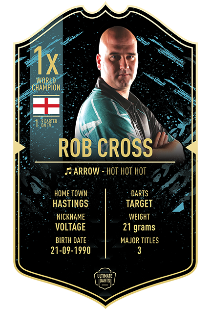 Ultimate Darts Card - Rob Cross