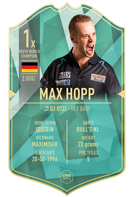 Ultimate Darts Card - Max Hopp