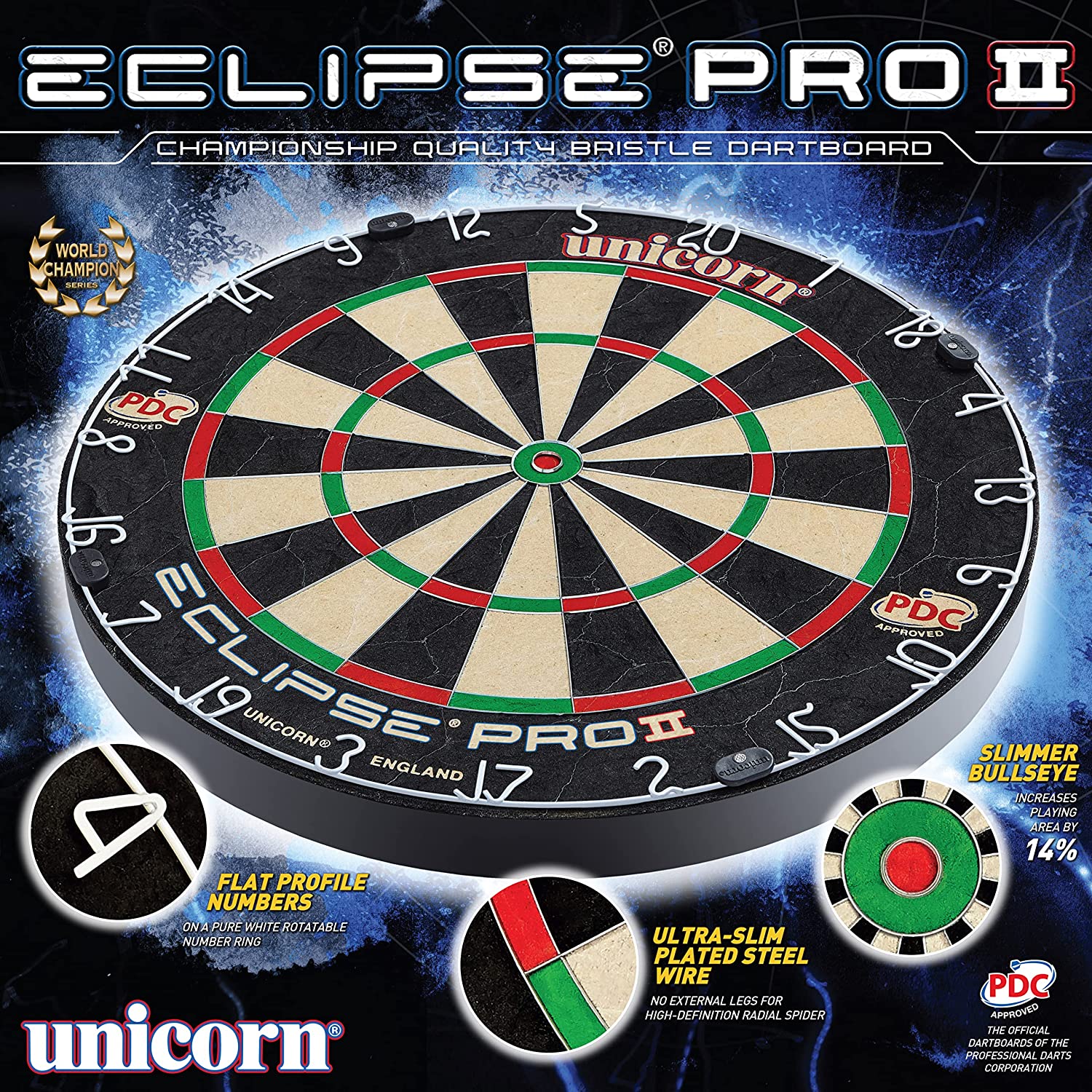 Unicorn Eclipse Pro2 Dartboard