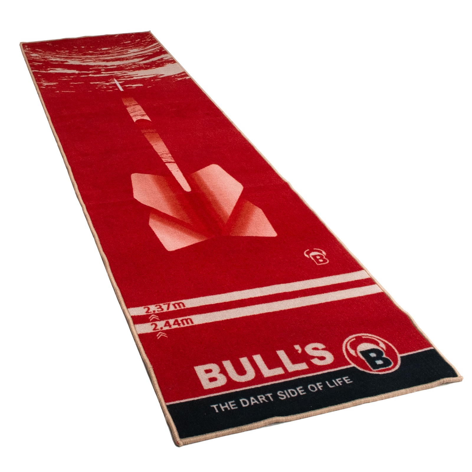 Bulls Carpet Dartmatte 180 Rot